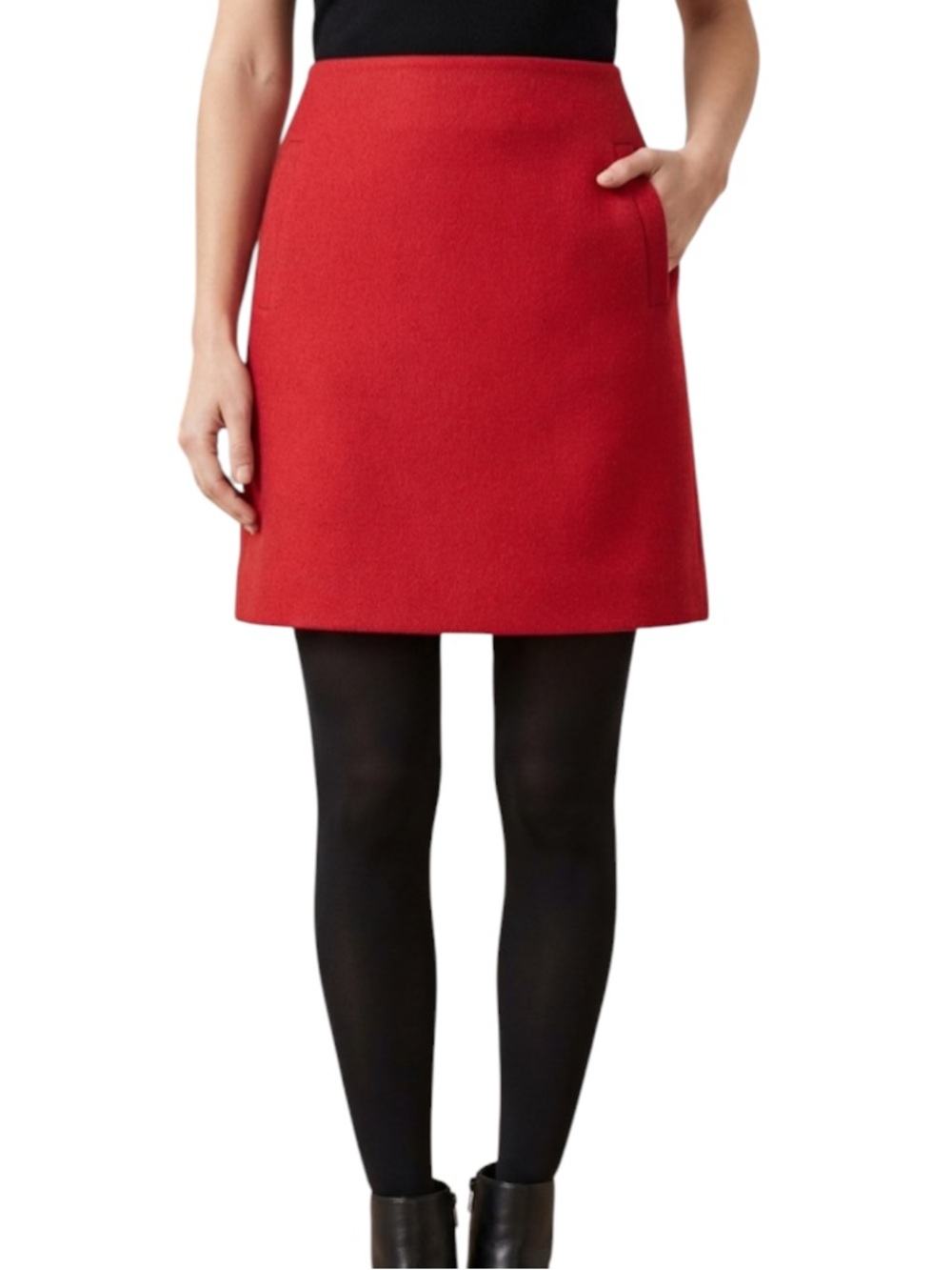 Ann Taylor Vibrant Red Mini Skirt size 16 new with tag